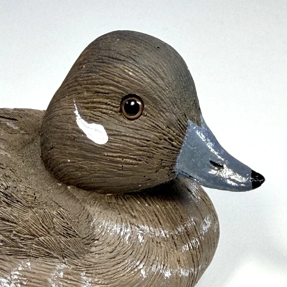 Jennings Decoy Co Bufflehead Duck Miniature Decoy Hand Painted Signed 4.5